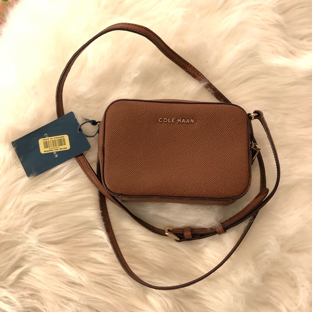 Brown leather Cole Haan Crossbody Purse